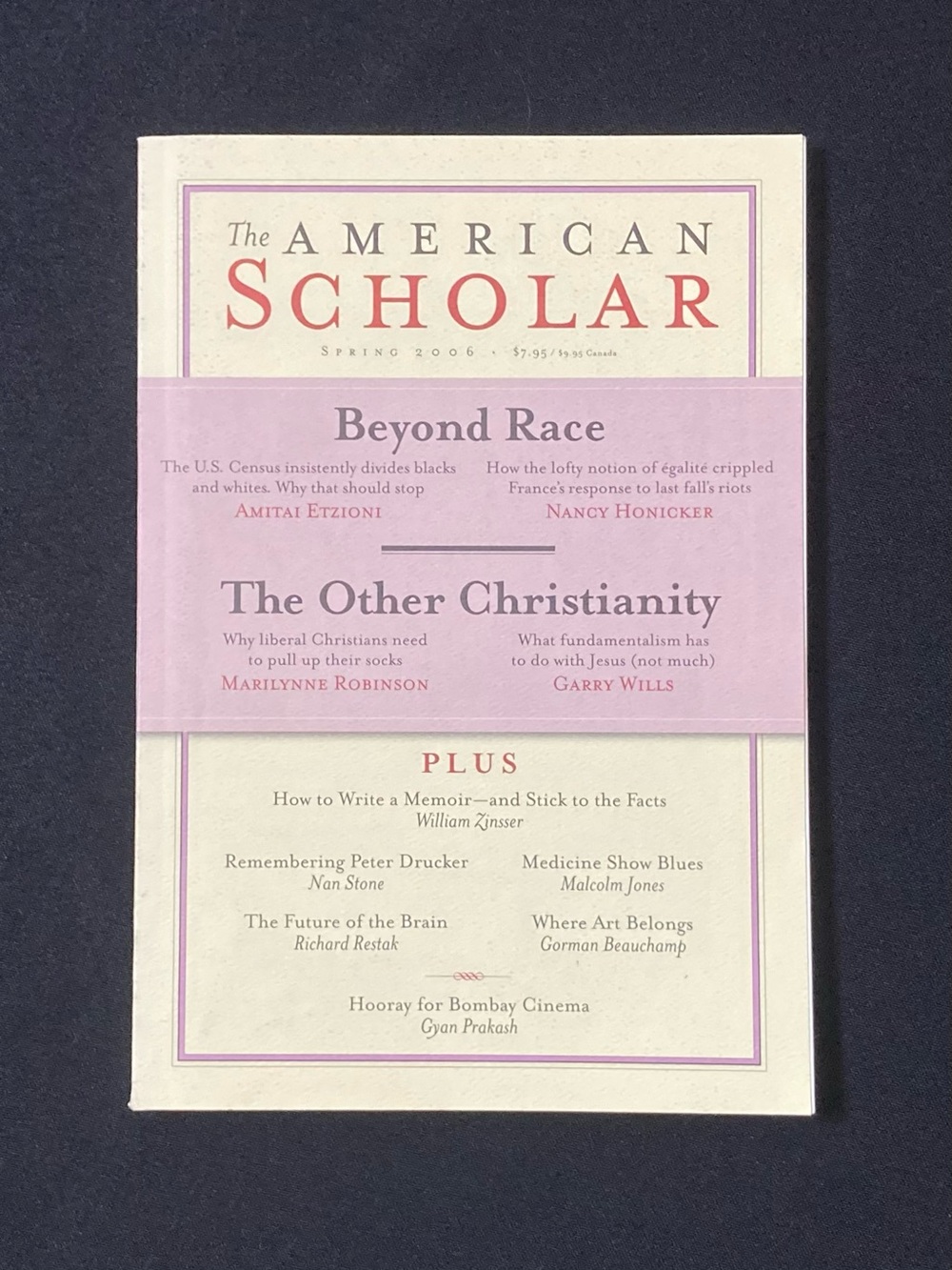 The American Scholar Spring 2006 Vol. 57 No. 2 Beyond Race Other Christianity